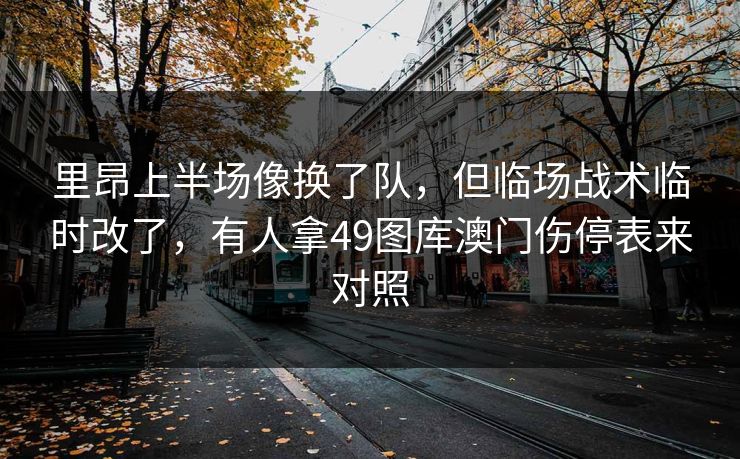 里昂上半场像换了队，但临场战术临时改了，有人拿49图库澳门伤停表来对照